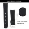 24mm Watch Band Silicone Pin Buckle Waterproof Sweat Proof Watch Strap
