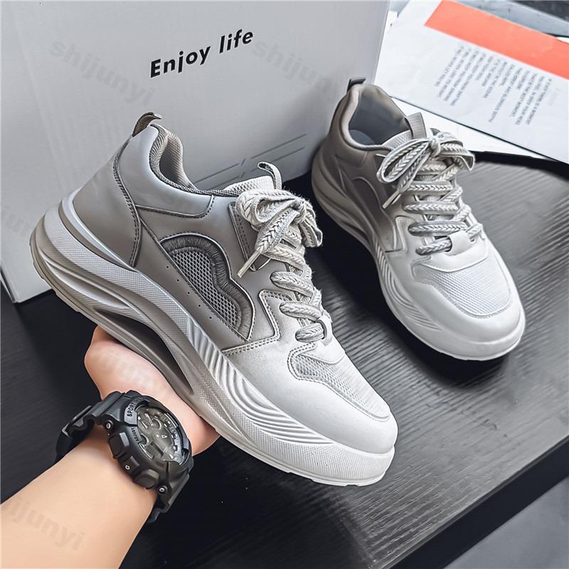 Fashion 2025 New Men's Shoes Summer Breathable Mesh Anti Slip Running Sports Shoes Fashion Trend Versatile Comfortable Chunky sneakers