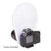 Foldable Photography Flashes Lens Diffuser Reflector, 30cm White Soft Light Cloth Softbox for Natural Photography