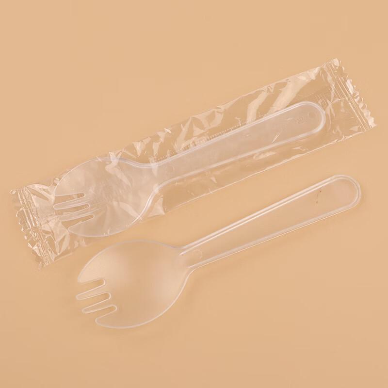 Individually Wrapped Disposable Plastic Spoons