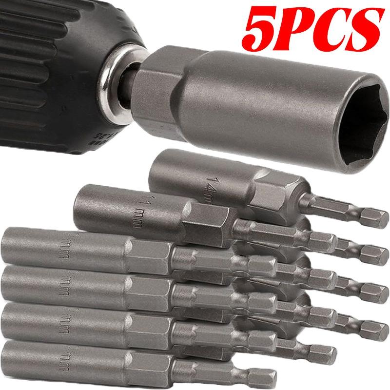 Deepening Power Nut Driver Drill Bit Set Electric Nut Driver Drill Bit Hexagonal Screwdriver Sleeve Nut Wrench Power Tool