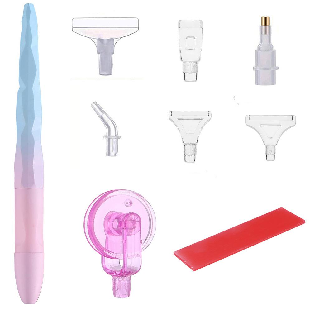 

5D Матовая Алмазная Живопись Ручка Инструмент Точечная Ручка для Выкладки Ролик Клей Глина Наборы DIY Колесо Легкий 5D Алмазная Живопись Набор для Вышивки Крестом