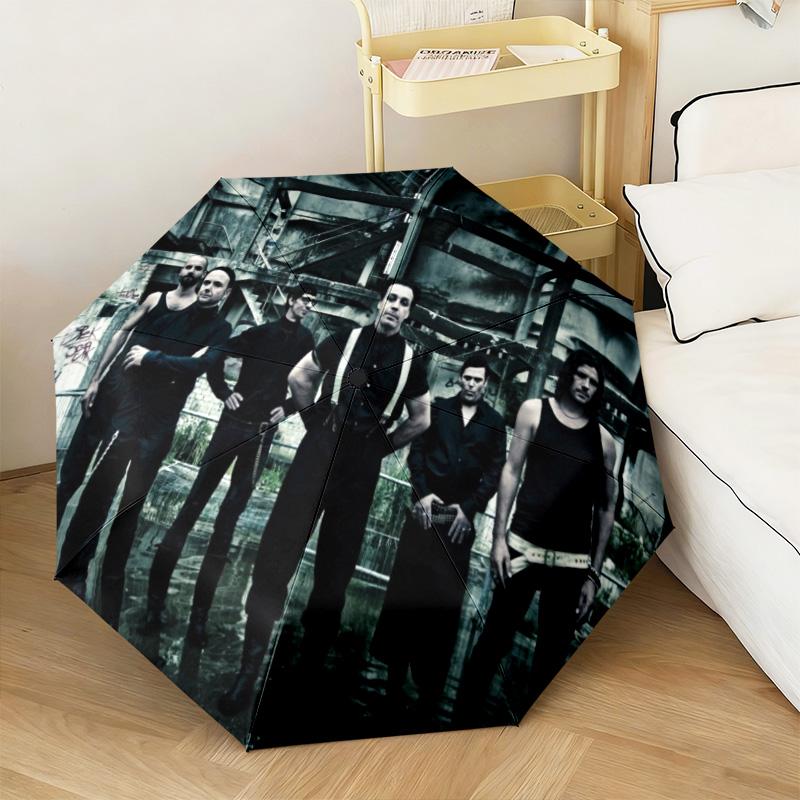 Famous German rock heavy metal band Rammstein Till Lindemann Umbrella, a portable iron travel and camping essential umbrella H4