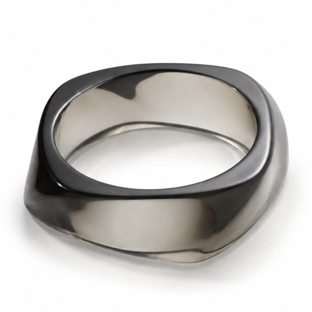 New Irregular Simi Resin Bracelet Distinctive Fashion Seiko Polished Polished Wide Face Bracelet