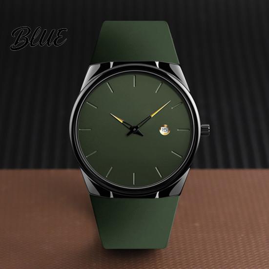 Quartz Wristwatch Watch Women Elegant Ultra Thin High Clarity Life Waterproof Business Men for Gift