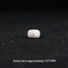 Star and Moon Bodhi Beads: Pure White High-Density 108 Bead Bracelet for DIY Prayer Accessories