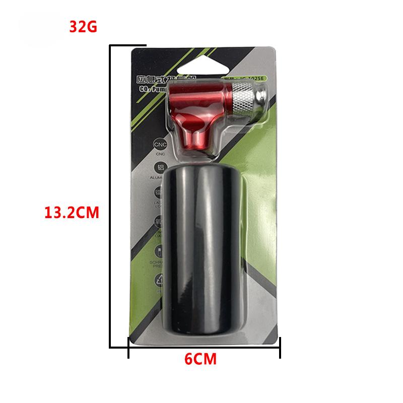 ENLEE Bicycle Carbon Dioxide CO2 Mini Pump French Nozzle Universal Inflatable Nozzle, Cycling Equipment