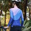 Womens Long Sleeve Cycling Jersey Moisture Wicking Road Bike Top