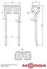 Claas 9862900 Pickup Spring Tine FI-6mm -190mm Powder Coated MORGA