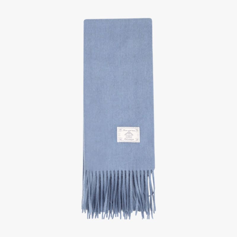 PINK ANANASCH PLÜSCH WOLLSCHAL_HIMMELBLAU