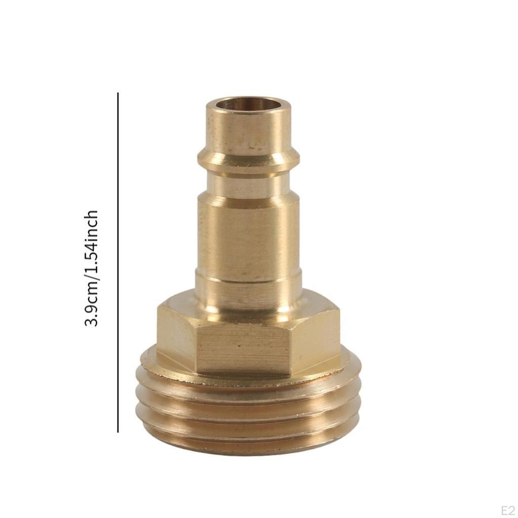 RV Spray Port Quick Connect for Exterior Shower Faucet Double Head PF247007 Heavy Duty Sturdy