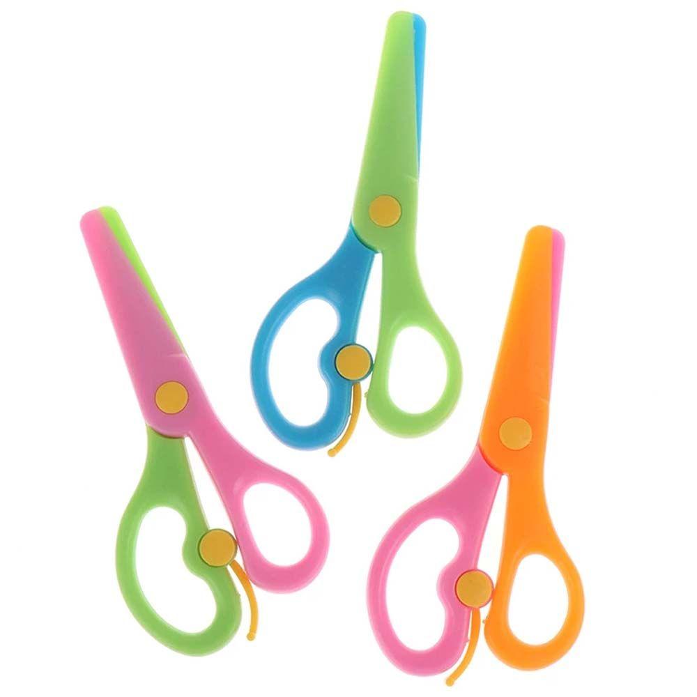 Album Scrapbook Photo Stationery Art Scissors Plastic Scissors Round Head Scissors Paper Cutting