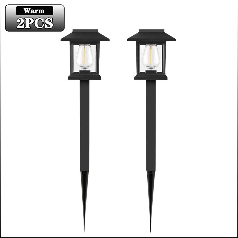 

2-8PCS Outdoor Solar LED Ground Stake Light Lawn Lamp for Garden Villa Courtyard Park Yard Landscape Decorative Lighting
