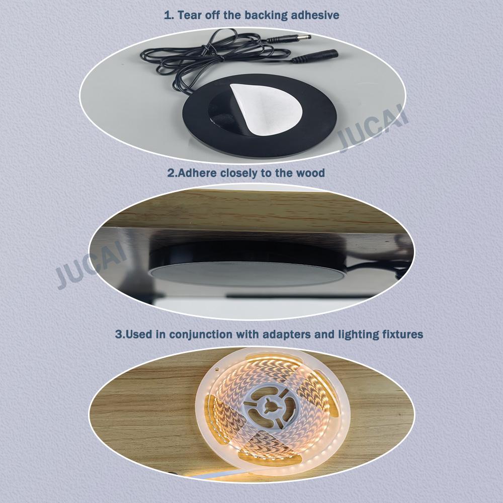 Strong Penetration Touch Dimmer 5-24V 5A 60W. for Non-Constant Current LED Lights Hidden or Sticky Installation
