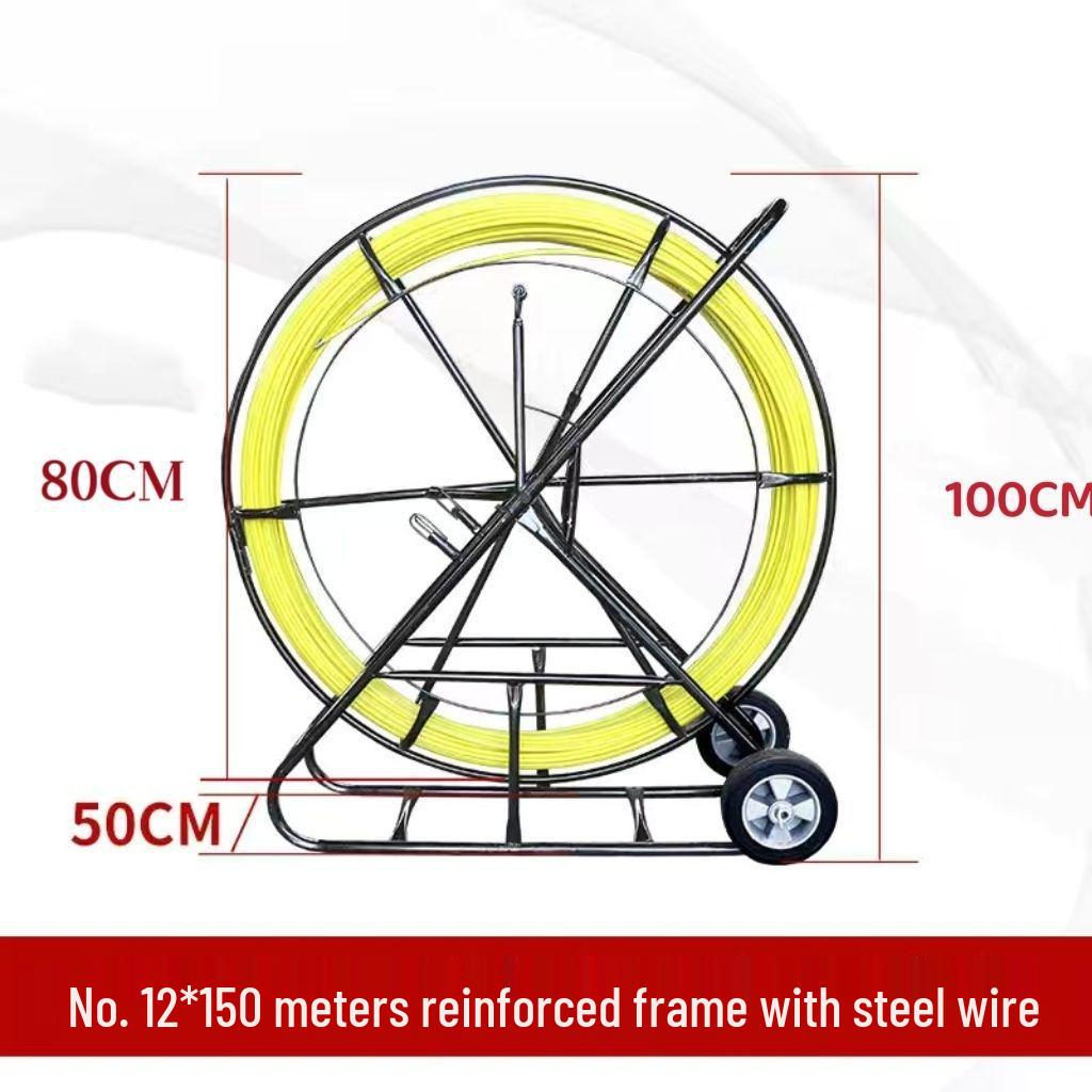 Fiberglass Cable Puller & Pipe Threader for Electricians