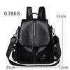 Genuine Brand Backpack with Wide Strap High Quality Leather Women Shoulder School Bags  Travel FashionLarge Capacity Backpacks