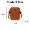 Single Shoulder Crossbody Bag Female Fashion Temperament Leather Women's Bag Vertical Mobile Phone Bag Crossbody Mini Small Bag