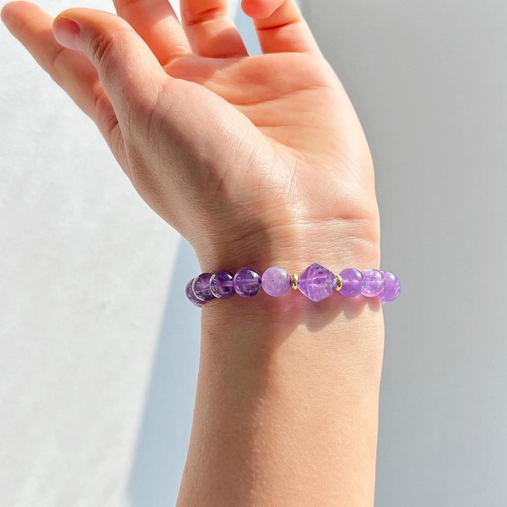 8Mm Design Lavender Amethyst Bracelet Bracelet