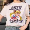 Sailor Moon 90S Divertente T Shirt Harajuku Vestiti Tshirt Estetica Gatto Anime Donna Carina Donna T