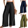 Pantaloni Larghi Casual e alla Moda da Donna con Tasche