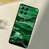 Gold Indigo Faux Malachite For Samsung Galaxy M33 M13 M14 M12 M32 M52 M31 M55 M15 M11 M21 M35 M53 M34 M54 M06 M16 Case