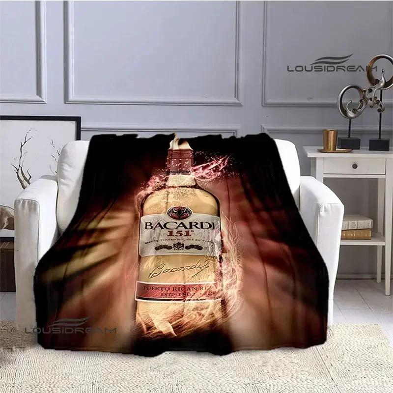 Bacardi Wein Logo Druck Decke Kinder Warm Schön Flanell Weich und Bequem Zuhause Reise Decke Geburtstagsgeschenk