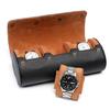 Elegant Leather Watch Storage Case Handmade Wristwatch Holder Carrying Box Women Jewelry Accessory Organiser