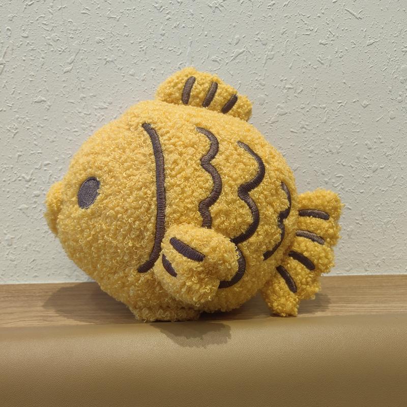 

Мультяшная подушка Taiyaki, плюшевая игрушка, кукла, маленькая кукла-рыбка 22cm（0.15kg）