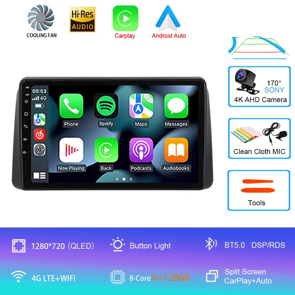 Android 14 Car Radio For Chrysler Grand Voyager 5 2011 - 2015 For Dodge Grand Caravan 2008-2020 Player Multimedia GPS 360 Camera