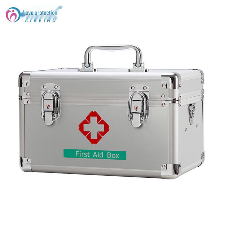 Aibeihu 12-inch Aluminum Alloy Empty First Aid Box