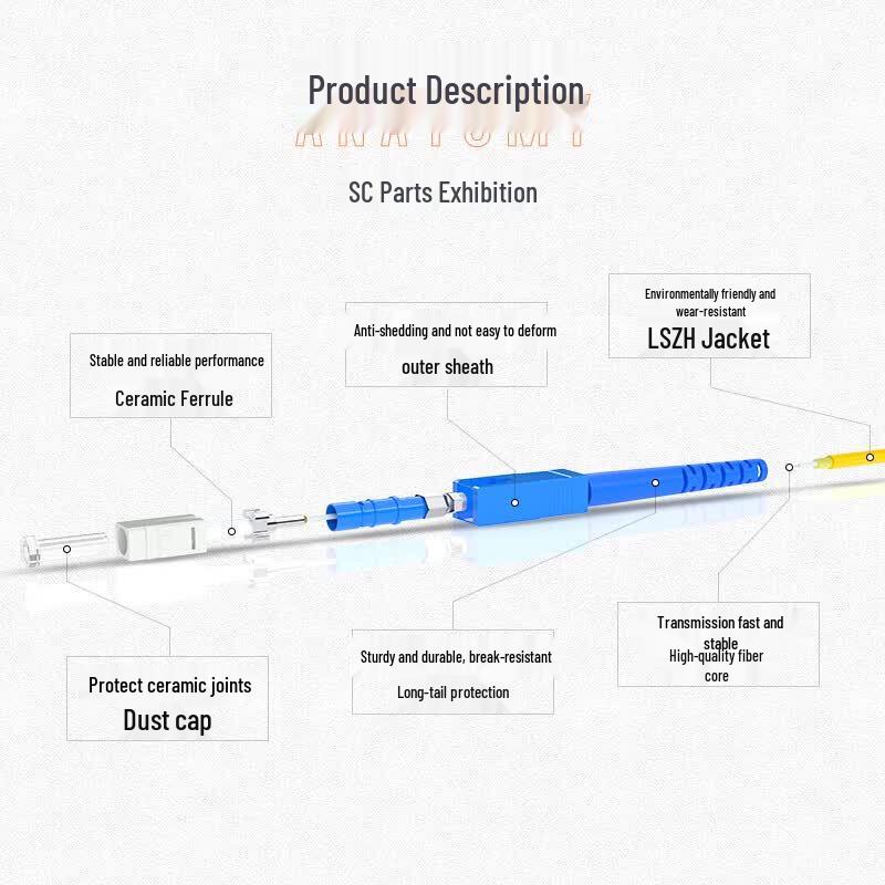 Shanze Fiber Optic Patch Cord SC-ST Single Mode 5m