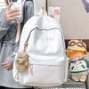 Schoolbag Schoolbag Female Student 1011 New Ins Wind Large Capacity Simple Casual Versatile Backpack Light Backpack