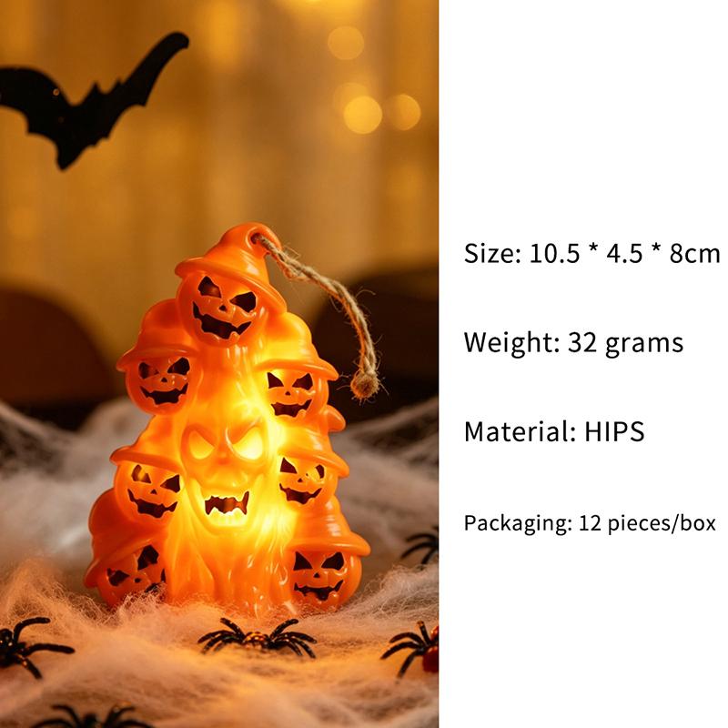 Halloween Skeleton Flameless Led Candle With Flickering Warm Light Perfect For Home Desktop Spooky Party Holiday Decoration