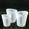 2Pcs Set Measuring Cups with Graduated Scale 250/500ml Laboratory Capacity Cups