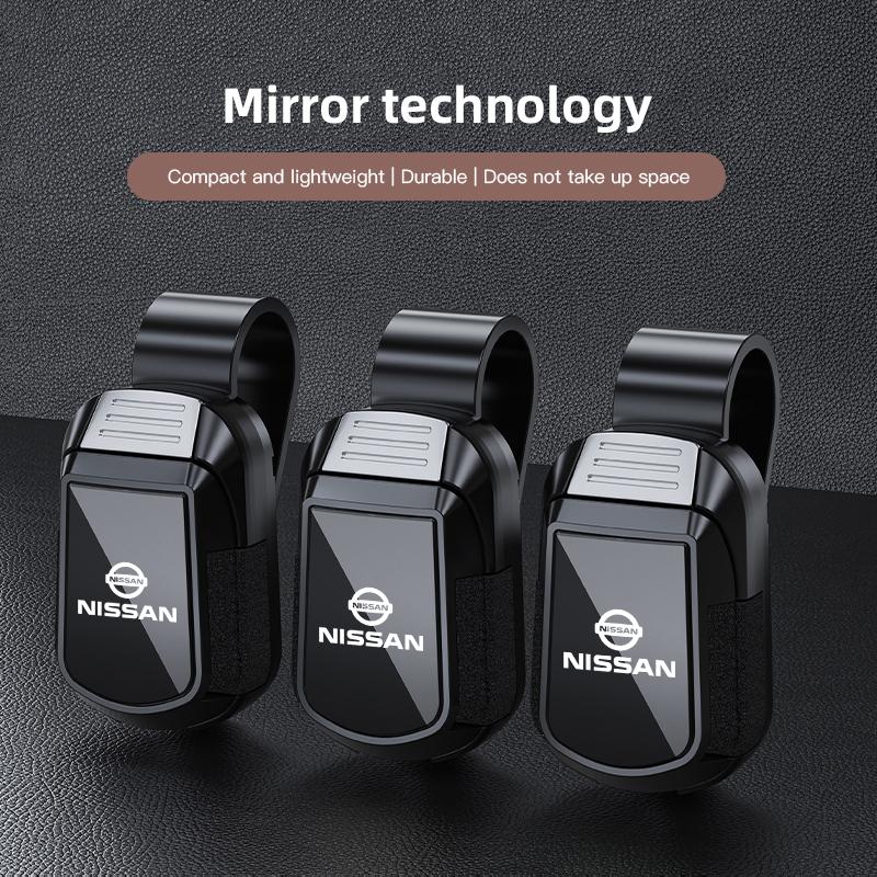 Clip Porte-Lunettes de Soleil pour Pare-Soleil de Voiture Rangement pour Lunettes Pince pour Nissan Juke Leaf Qashqai Patrol Pathfinder X-Trail Nismo Murano Versa