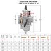 PWK 21 24 26 28 30 32 34mm Mit Power Jet Vergaser Für OKO 2T 4T Motorrad Carb für Dirt Bike Pit Bike Scooter ATV Quad UTV