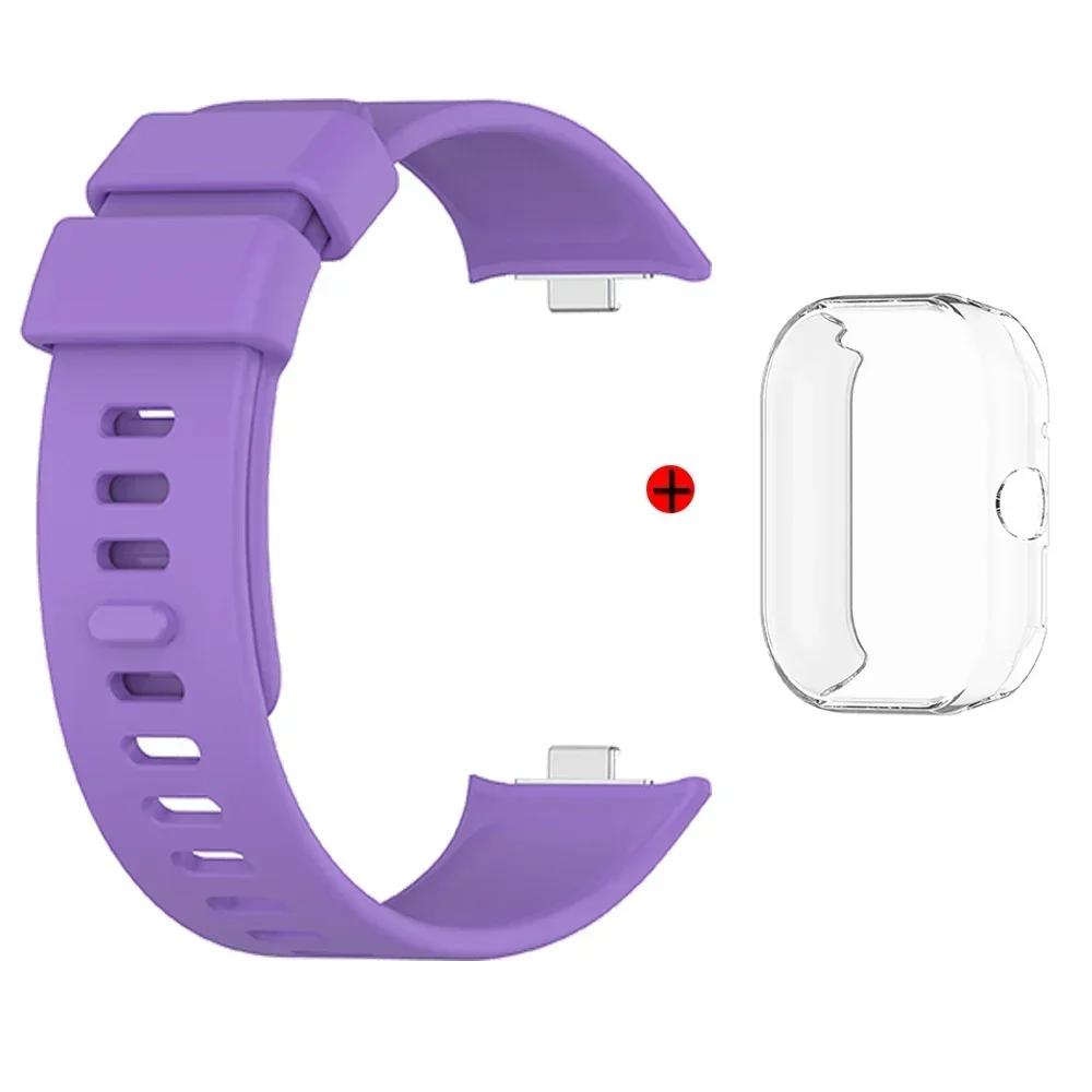 Watchband + Case For Xiaomi Redmi Watch 4 Strap Replacement Silicone Strap For Xiaomi Redmi Watch4 Correa Bracelet Cases Cover