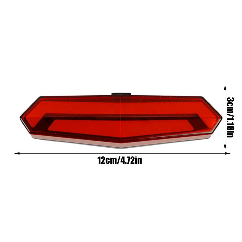 Remote Bicycles Tail Light Turn Signals Smart Waterproof Bicycles Remote Control Rechargeable Taillight 5 Modes Ultra Bright