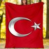 1pc TURKIYE Theme Blanket - Digital Print, Polyester, Cozy for All Seasons, Perfect for Outdoor, and Travel