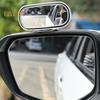 Car Rearview Mirror Wide Vision Adjustable Angle Universal Fit Easy To Install Rectangular Blind Spot Car Mirror