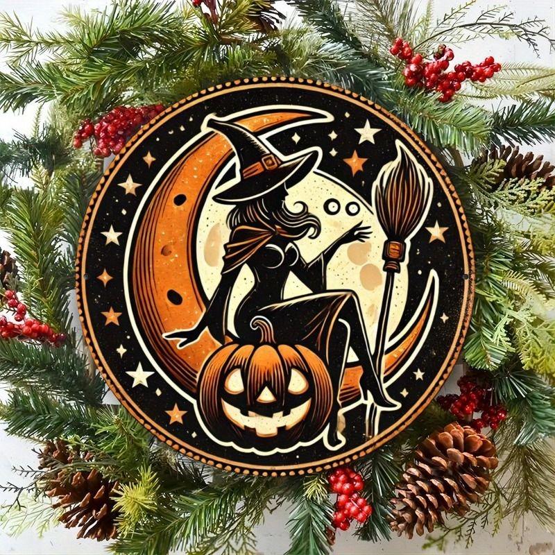 2D Flat Hanging Decorative Metal Sign Hand Painted Art