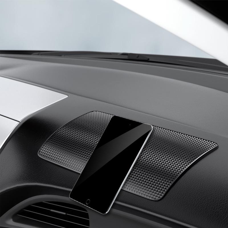 Bil Anti-Slip Matta: Telefonhållare, Prydnader, Förvaring, Solskydd och Värmebeständighet.