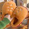 Pantofole di cotone di Amburgo inverno studente creativo peluche caldo coppia casa interno scarpe di cotone pantofole soffici fondo spesso