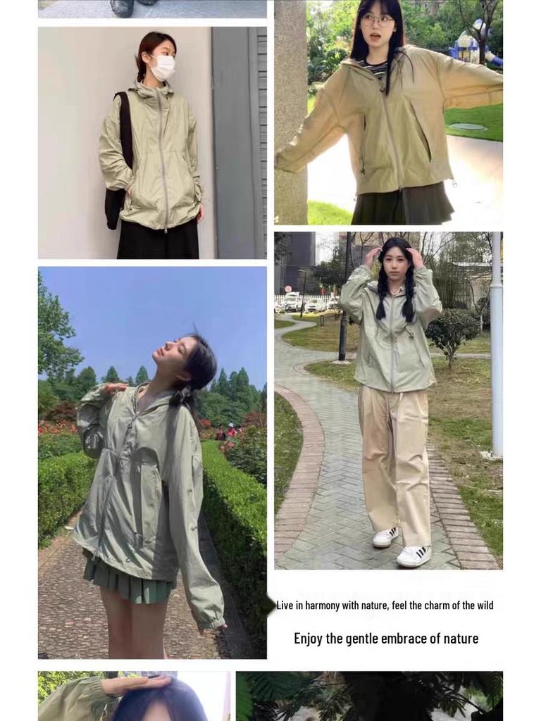 Women's 2025 Mountain Style UV-Protection Jacket - Lightweight & Relaxed Fit