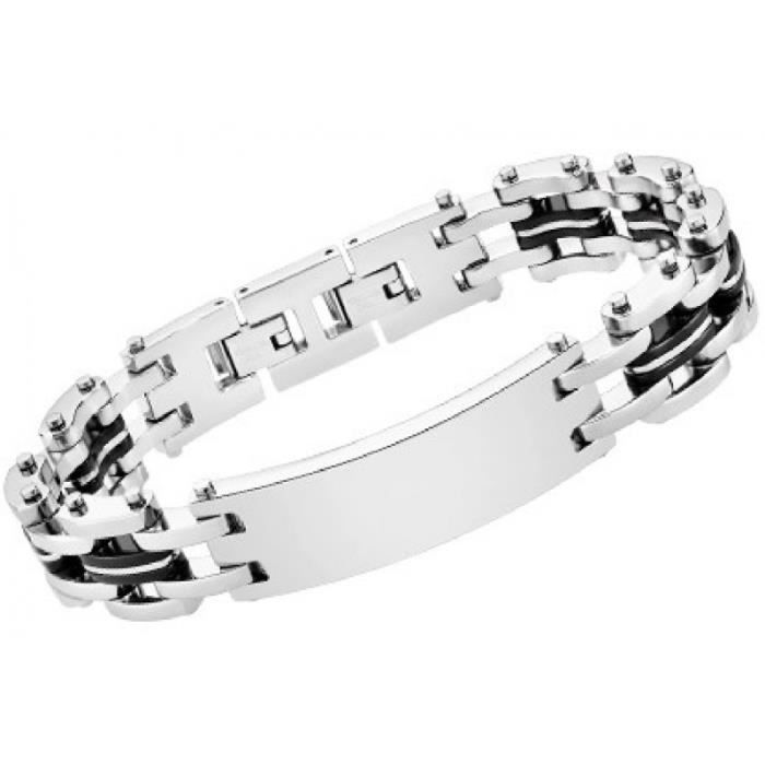 Bracelet - LOTUS STYLE - LS2264-2/1 - Acier Argenté - PVD Noir - Homme