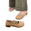 Gentle Shoes Flat-soled Single Shoes Women's New Summer Mary Jane Shoes with Skirts Soft-soled Maternity Shoes