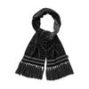 Winter-Strickschal mit Fledermaus-Spinnennetz-Print Warm Unisex Langer Wickelschal Streetwear
