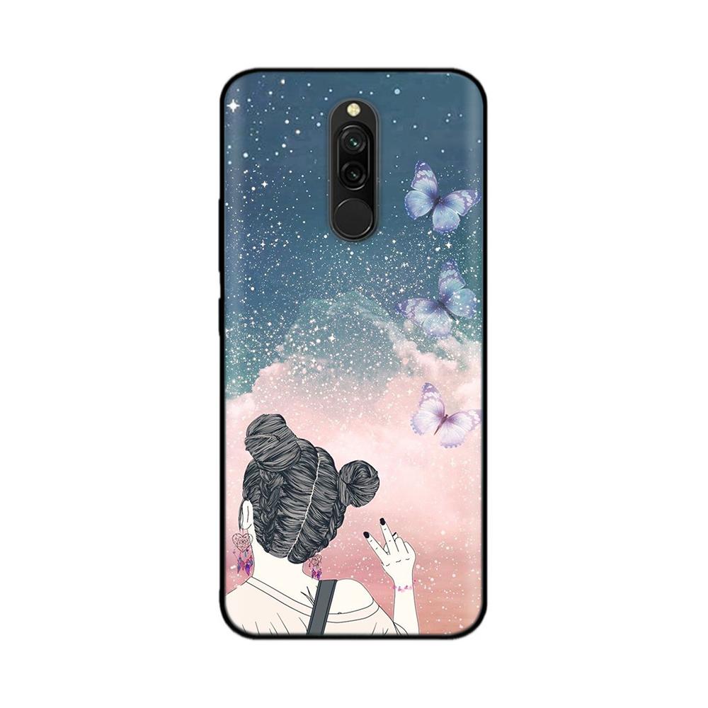 For Xiaomi Redmi 8 Case Redmi8 Painted Back Cover Soft Silicone Phone Case For Xiomi Redmi 8 Hongmi8 TPU Bumper Coque 6.22 Inch