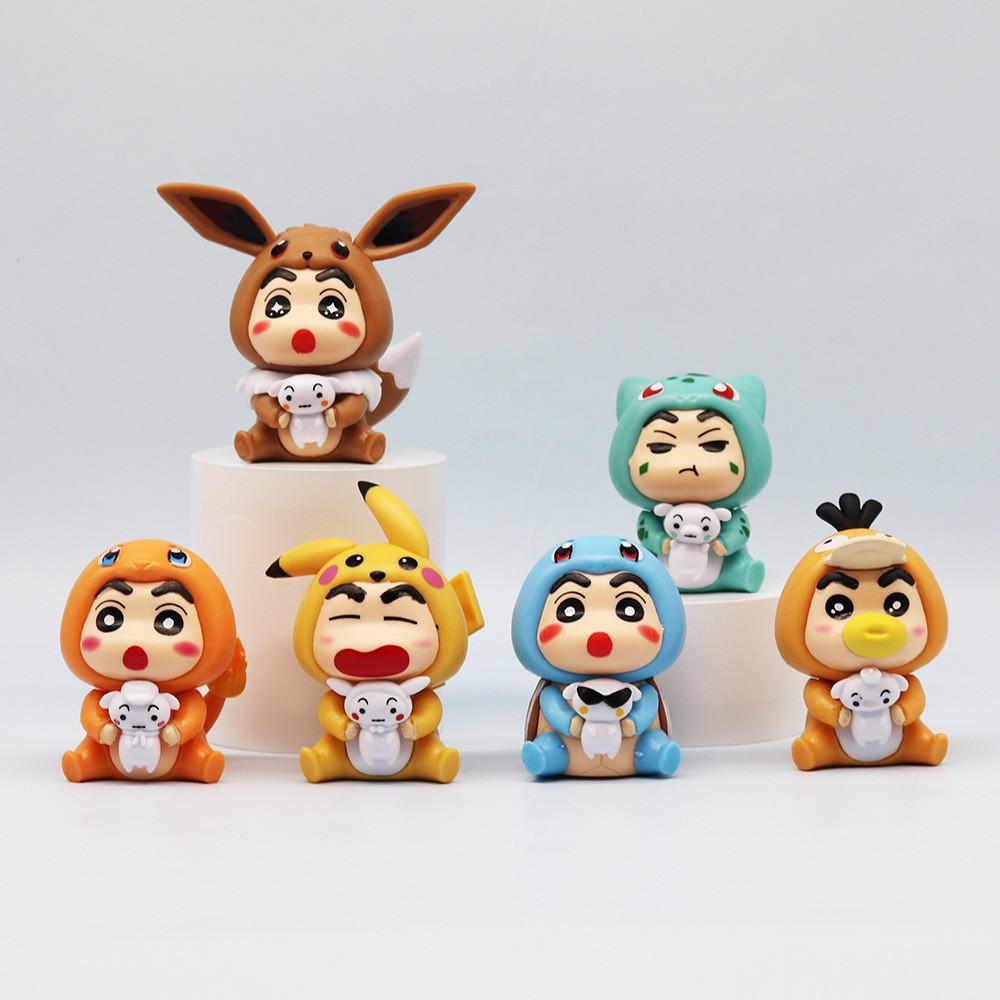

Crayon Chan Shin Psyduck Bulbasaur Charmander Design Ornaments Modeling