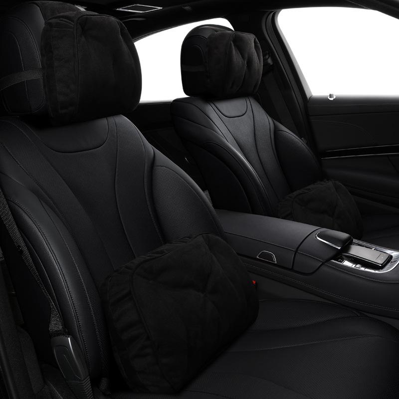 Purple Wind Chime Headrest & Lumbar Support Pillow for BMW 5 Series 530Le Zotye T300/T600